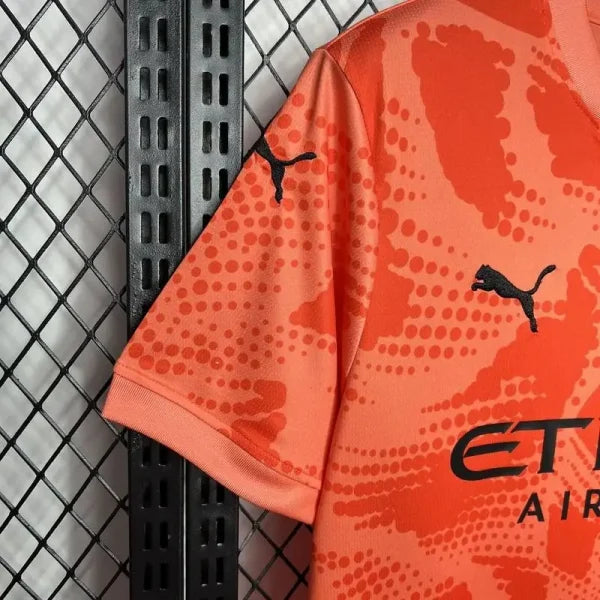 Maillot Manchester City FC 2024/2025 – Maillot Gardien Homme (Orange, Version Joueur)