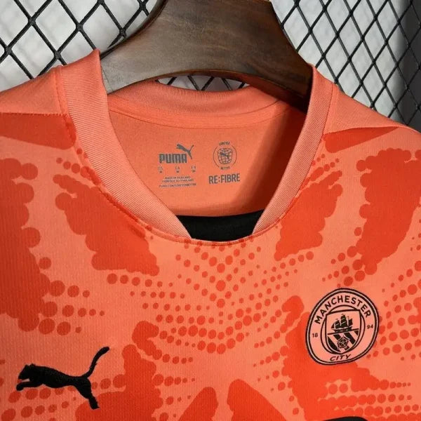 Maillot Manchester City FC 2024/2025 – Maillot Gardien Homme (Orange, Version Joueur)