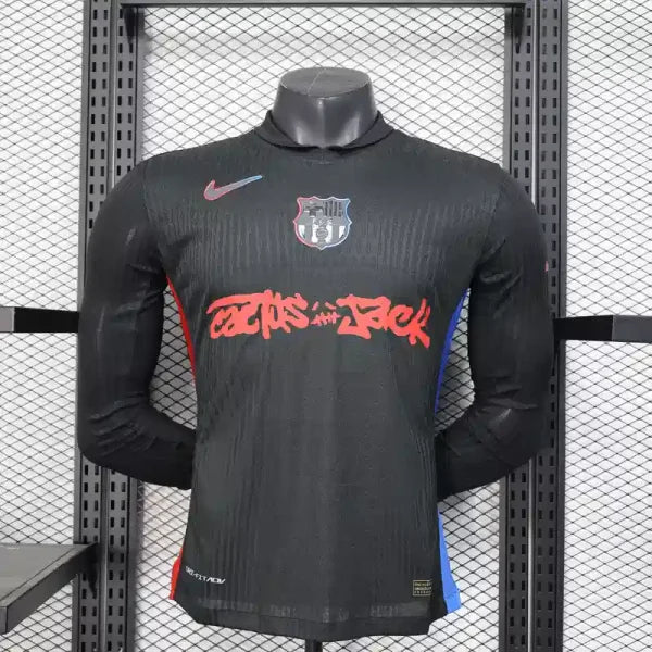 Maillot FC Barcelone 2025/2026 – Édition Spéciale Cactus Jack Extérieur - Manche Longue