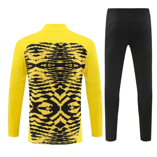 Ensemble Borussia Dortmund 2024/2025 – Veste de Survêtement Style Camouflage Jaune