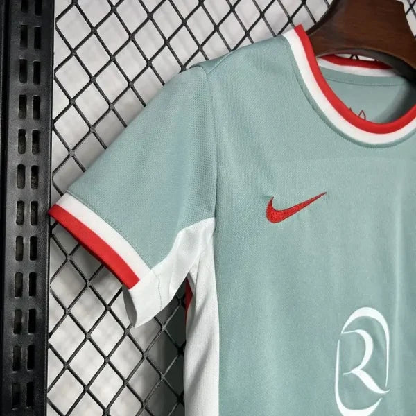 Ensemble Enfant Atlético de Madrid 2024/2025 – Extérieur Gris et Rouge