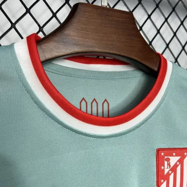 Ensemble Enfant Atlético de Madrid 2024/2025 – Extérieur Gris et Rouge