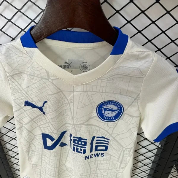 Ensemble Enfant Alaves 24/25 Extérieur- Gris