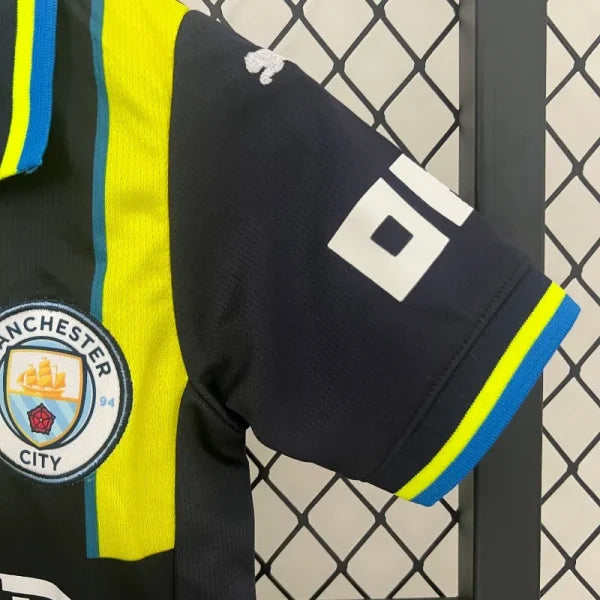 Ensemble enfant Manchester City FC 2024/2025 – Ensemble Extérieur Enfant (Maillot + Short)