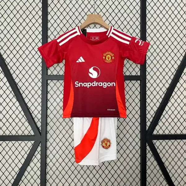 Ensemble enfant Manchester United 2024/2025 – Ensemble Domicile Enfant (Rouge)