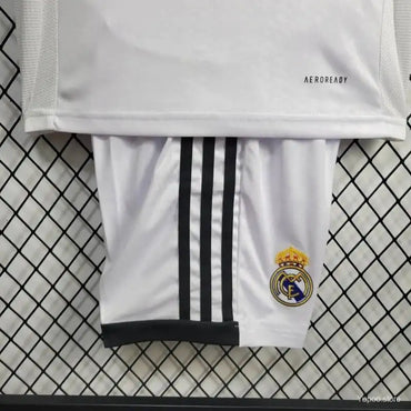 Ensemble Enfant Real Madrid 2024/2025 – Domicile Blanc ; Noir