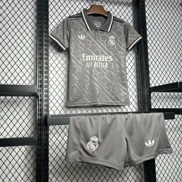 Ensemble enfant Real Madrid 2024/2025 –Edition Third Gris