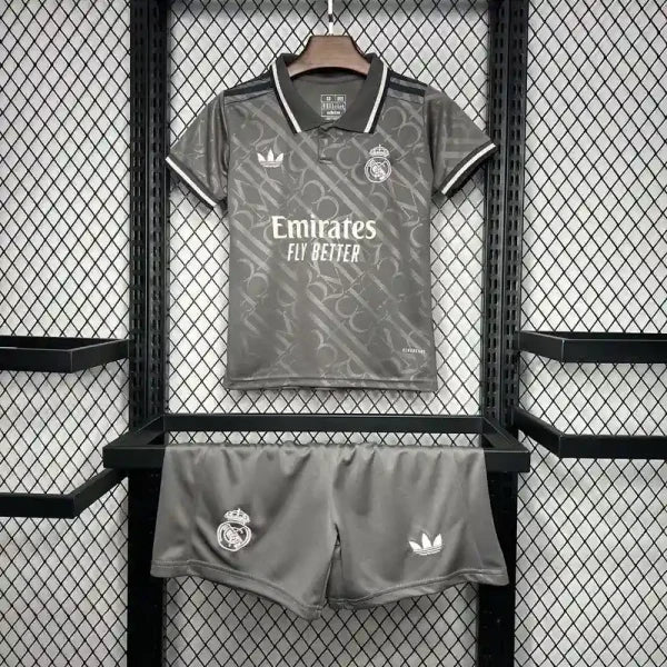 Ensemble enfant Real Madrid 2024/2025 –Edition Third Gris