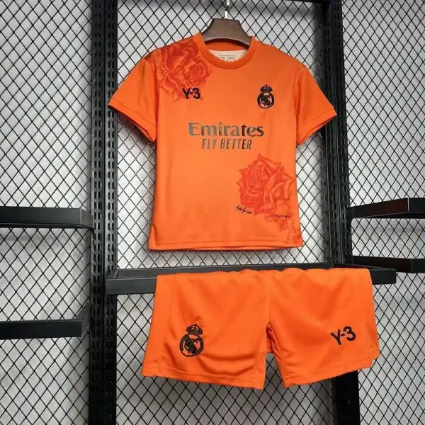 Ensemble enfant Real Madrid 2024/2025 –Edition Y3- Orange
