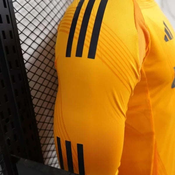 Maillot Real Madrid 2024/25 Extérieur– Orange manches longues