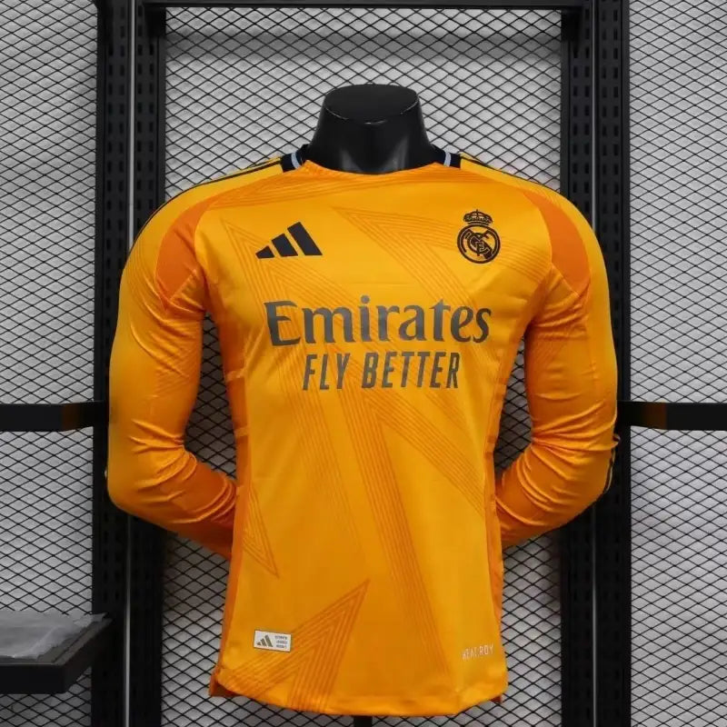 Maillot Real Madrid 2024/25 Extérieur– Orange manches longues