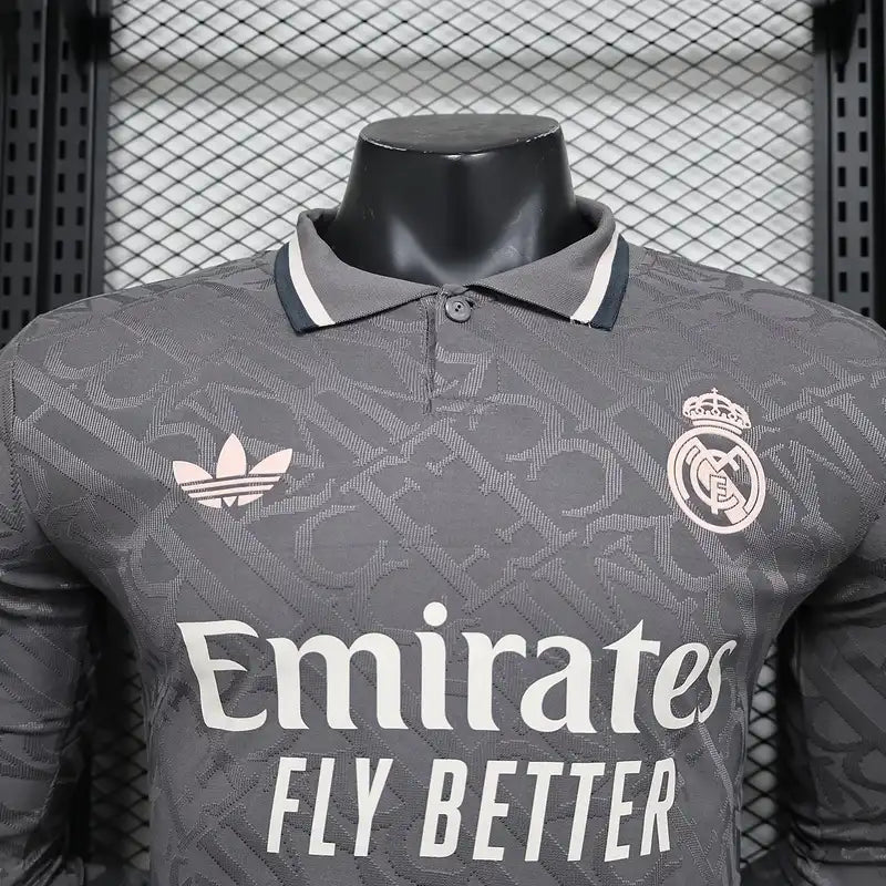 Maillot Real Madrid 2024/25 Third– Gris manches longues