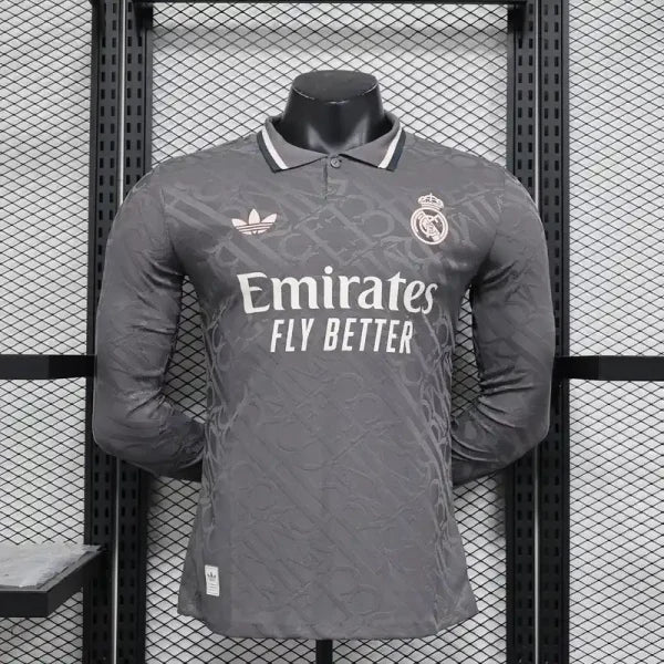 Maillot Real Madrid 2024/25 Third– Gris manches longues
