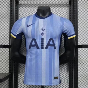 Maillot Tottenham Hotspur 2024/2025 – Maillot Extérieur Homme Bleu Clair ; Jaune
