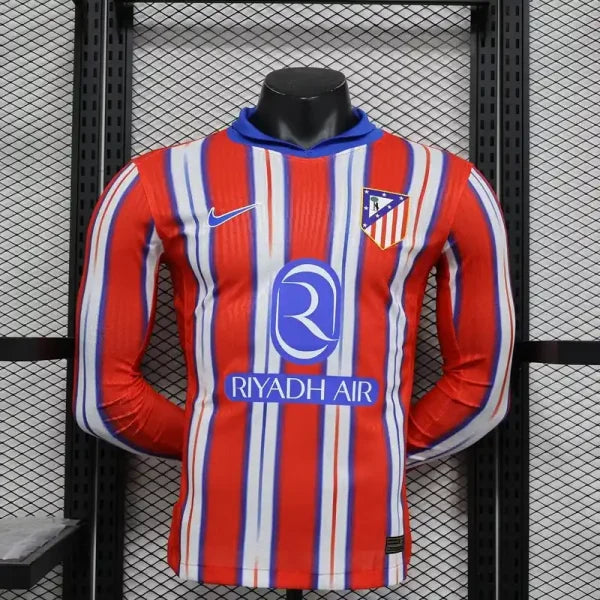 Maillot Atlético de Madrid 2024/2025 – Domicile – Version Joueur Manches Longues – Homme