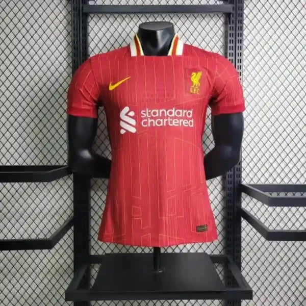 Maillots Liverpool FC 2024/2025 – Maillot Domicile Homme (Version Joueur, Manches Courtes)
