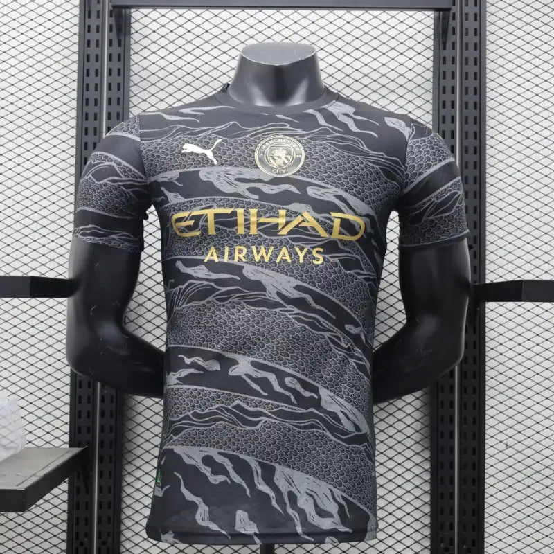 Manchester City FC 2024/2025 – Maillot Édition Spéciale “Year of the Dragon” Noir
