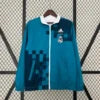 Veste trench-Coat real Madrid Reversbile 24/25 blanc bleu