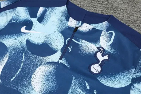 Ensemble Tottenham Hotspur 2024/2025 – Veste Camouflage Bleu Royal