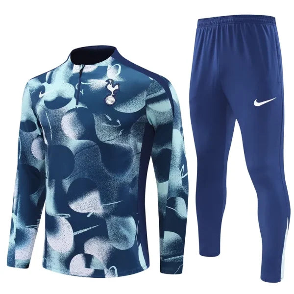 Ensemble Tottenham Hotspur 2024/2025 – Veste Camouflage Bleu Royal