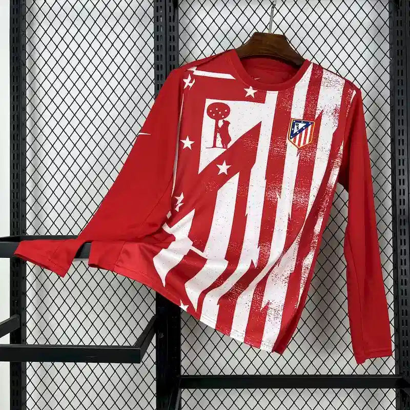 Maillot Atlético de Madrid 2025/2026 – Pré-Match Training Manches Longues – Homme