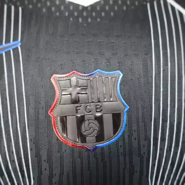Maillot FC Barcelone 2025/2026 – Édition Spéciale Rouge & Noir Spotify