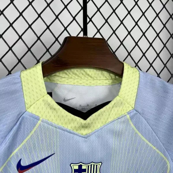 Ensemble Enfant Barcelone Edition spécial 2025/2026 Domicile Bleu Col Jaune