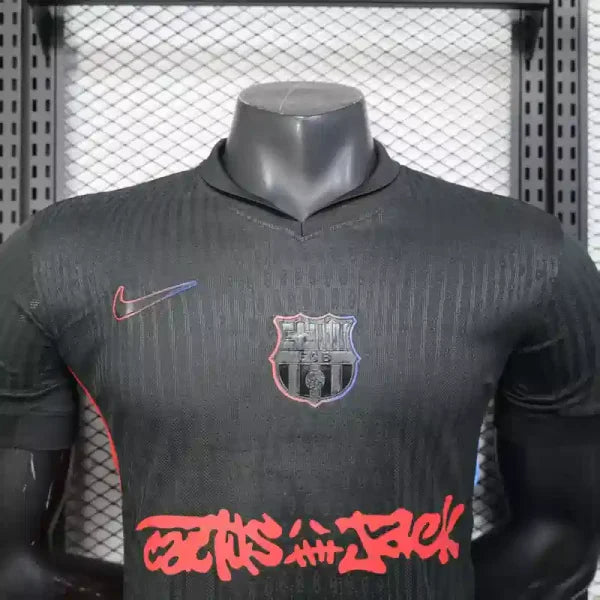 Maillot FC Barcelone 2025/2026 – Édition Spéciale Cactus Jack Extérieur– Manches courtes