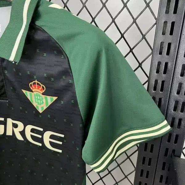 Ensemble Enfant Real Betis 2025/2026 – Édition Spéciale Noire Verte – Enfant