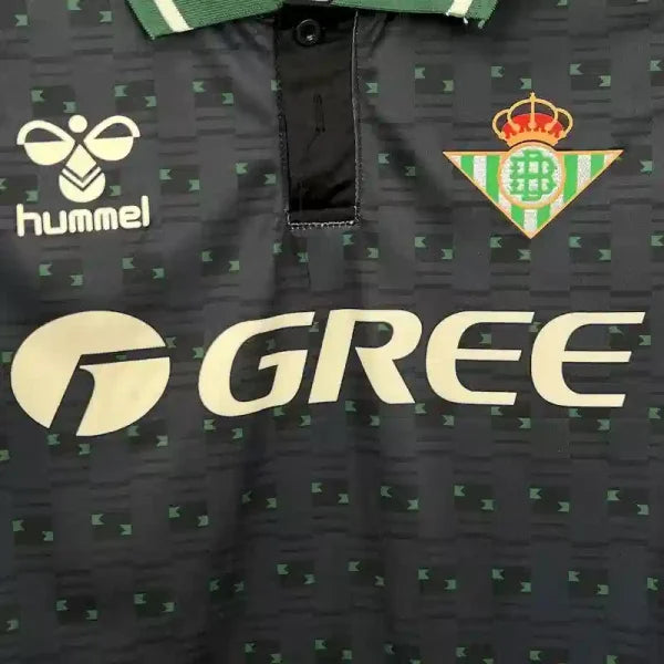Ensemble Enfant Real Betis 2025/2026 – Édition Spéciale Noire Verte – Enfant