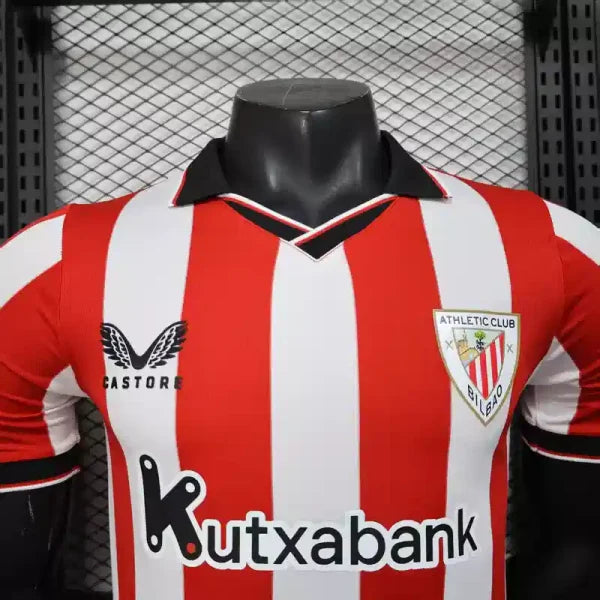 Maillot Athletic Bilbao 25/26 Domicile- Rouge et blanc Homme