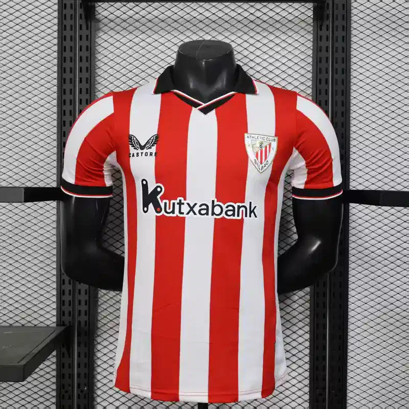 Maillot Athletic Bilbao 25/26 Domicile- Rouge et blanc Homme