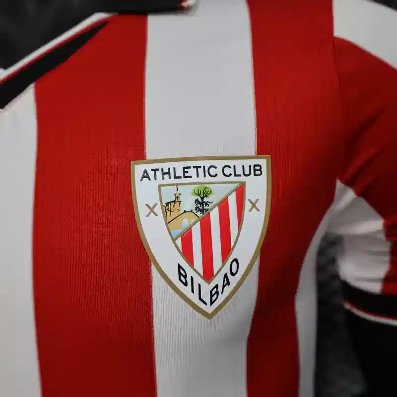 Maillot Athletic Bilbao 25/26 Domicile- Rouge et blanc Homme