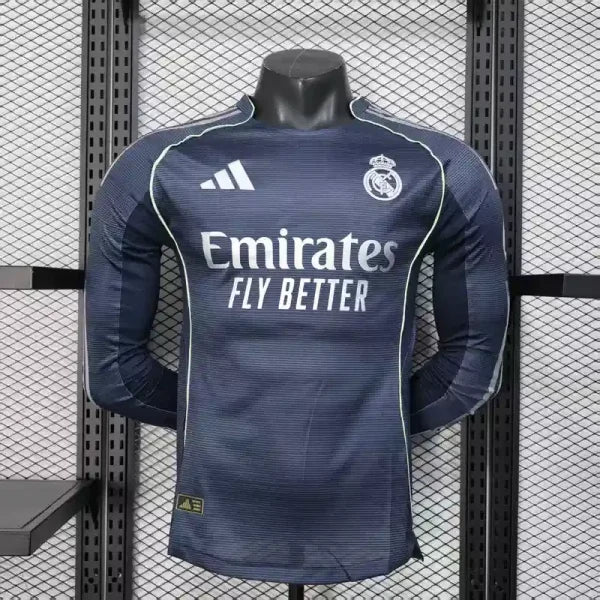 Maillot manches longues Real Madrid 2025/26 Extérieur – Noir