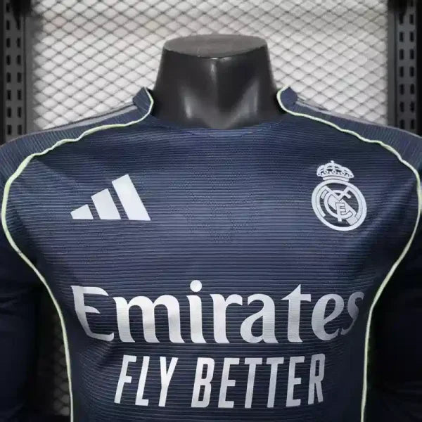 Maillot manches longues Real Madrid 2025/26 Extérieur – Noir