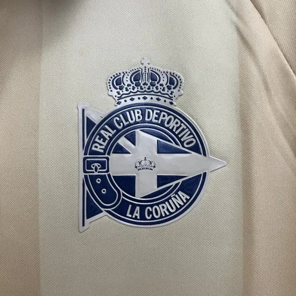 Maillot Spécial Édition Deportivo La Coruña 2025/2026 – Manches Longues 25e Anniversaire du Titre
