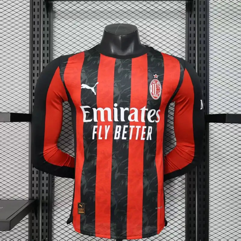 Maillot AC milan domicile 25-26 Manches longues