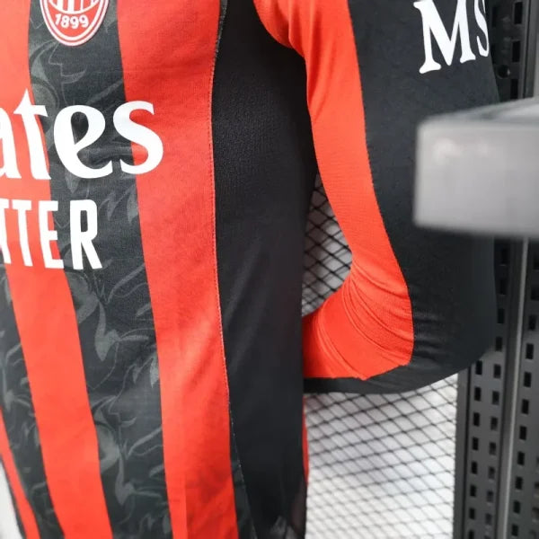 Maillot AC milan domicile 25-26 Manches longues