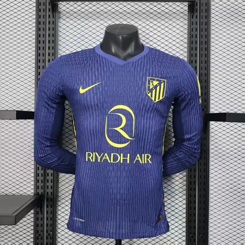 Maillot Atlético de Madrid 2025/2026 – Extérieur – Version Joueur Manches Longues – Homme