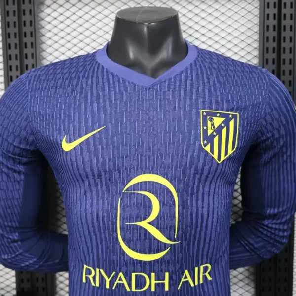 Maillot Atlético de Madrid 2025/2026 – Extérieur – Version Joueur Manches Longues – Homme