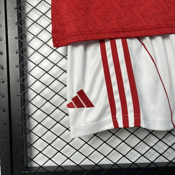 Ensemble Enfant Arsenal Domicile 2025/2026 – Maillot + Short – Rouge ; Blanc