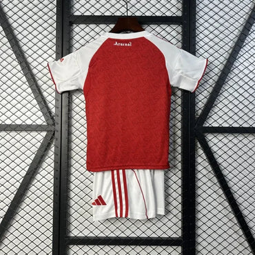 Ensemble Enfant Arsenal Domicile 2025/2026 – Maillot + Short – Rouge ; Blanc