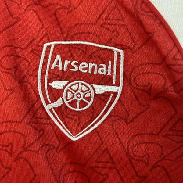 Ensemble Enfant Arsenal Domicile 2025/2026 – Maillot + Short – Rouge ; Blanc