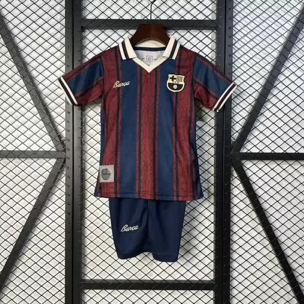 Ensemble Enfant Barcelone Edition spécial Commémorative 2025/2026 Domicile Bleu et Rouge