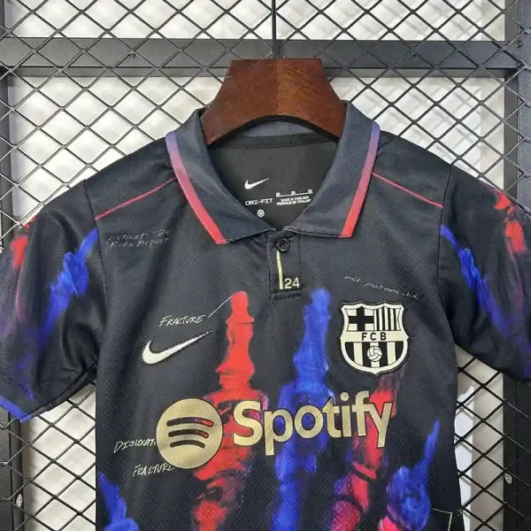 Ensemble Enfant Barcelone Edition spécial2025/2026 Domicile Noir