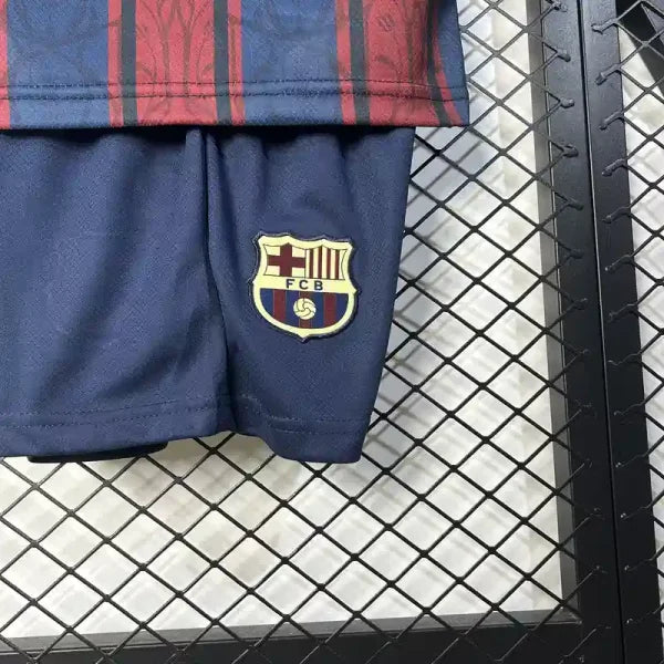 Ensemble Enfant Barcelone Edition spécial Commémorative 2025/2026 Domicile Bleu et Rouge