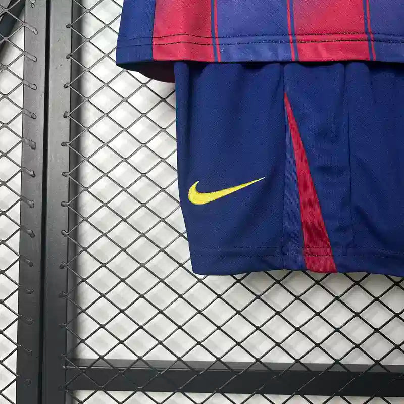 Ensemble Enfant "LAMINE YAMAL N°10" Barcelone 3 2025/2026 Domicile Bleu et Rouge