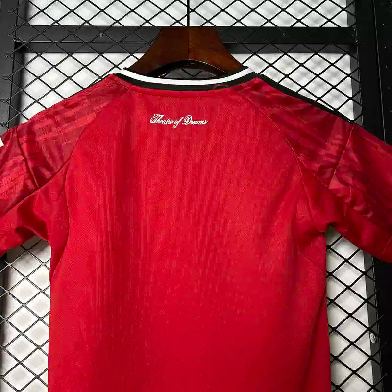 Ensemble Enfant Manchester United 2025/2026 – Ensemble Domicile Enfant (Rouge)