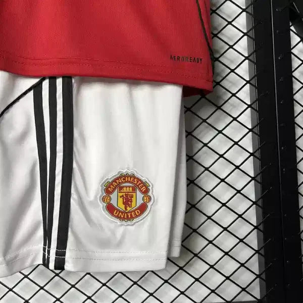Ensemble Enfant Manchester United 2025/2026 – Ensemble Domicile Enfant (Rouge)
