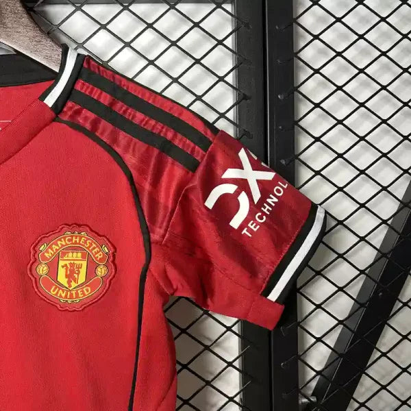 Ensemble Enfant Manchester United 2025/2026 – Ensemble Domicile Enfant (Rouge)